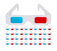 DOITOOL Lunettes 3D Anaglyphes en Carton Rouge et Bleu 200 Pièces Légères et Solide Compatibles Cinéma Théâtre et Festivals pour Projection et Jeux en Relief