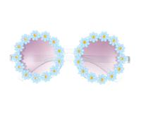 DOITOOL Lunettes de Soleil UV pour Garçon et Filles Légères en PC Bleu Design Unique, pour Fêtes et Costumes de Scène