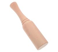 DOITOOL Maillet en Bois de Hêtre Compact pour Travail du Cuir et Menuiserie, Marteau de Menuisier Multifonction, Finition Lisse pour Prise en Main Sûre, Outil de Sculpture et Perforation