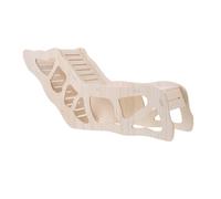 DOITOOL Maison Bois pour Hamster avec Échelle Escalade Cabane Multifonction pour Rongeurs Petits Animaux Refuge Naturel pour Rat Souris Cobaye et Lapin Nain