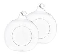 DOITOOL Maison en Verre pour Petits Animaux, Nid Rafraîchissant pour Hamster Et Cochon D’Inde, Lot De 2 Pièces, Taille S, Cachette D’été pour Cage à Hamster, Accessoires pour Animaux De Compagnie
