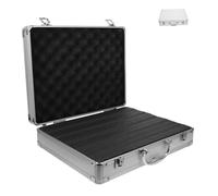 DOITOOL Mallette à Outils Rigide en Alliage D'aluminium pour Instruments Mallette pour Hommes Mallette en Métal Mallette de Transport en Aluminium Rangement Antichoc