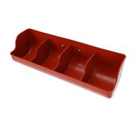 DOITOOL Mangeoire de clôture robuste à 4 compartiments pour bétail, animaux domestiques, animaux de compagnie