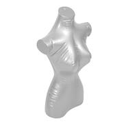 DOITOOL Mannequin Gonflable Femme Demi-corps PVC pour Présentoir Vêtements Support Vêtements pour Exposition Boutique ou Vitrine Surface Lisse sans Bavure