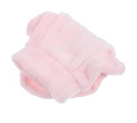 DOITOOL Manteau pour Chien Col Roulé XXL Rose Clair Vêtement Chaud D’Hiver en Tissu Doux Manches Manteau Épais pour Chiots et Chats Tenue Confortable Sorties Hivernales Maison