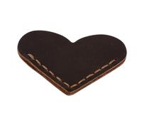 DOITOOL Marque Page Cuir Forme de Cœur Protection Décorative pour Albums Photos et Accessoire Pratique et pour Amoureux Lecture et Étudiants