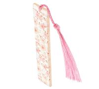 DOITOOL Marque Page Époxy Décoratif avec Fleurs Séchées et Portable Accessoire de Lecture Floral pour Petits