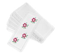 DOITOOL Marque-pages de Broderie Point de Croix Vierges Soi-même, en Polyester Fin et Léger, Lot de 10 Pièces pour Scrapbooks et Loisirs Créatifs
