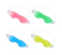 DOITOOL Masque Yeux Gel Froid Chaud 4pcs Réutilisable Bandes Élastiques pour Compresse Chaude et Froide pour Voyage et Maison