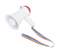 DOITOOL Mégaphone Créatif en Plastique Abs Léger Amplificateur de Voix 5w, Son Clair et Finition Soignée, pour Discours et Arts du Spectacle