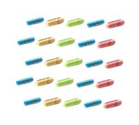 DOITOOL Message Colorées 99 Pcs Transparentes Papiers à Vœux pour Bouteille à Souhaits, Flacon Pilule Décoratif DIY Présent D’Amour, Amitié et Fête Saint-Valentin