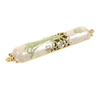 DOITOOL Mezouza en Métal Rétro pour Porte Décor Religieux Sacré Étui Mezouza de Prière Décoration Murale Maison et Lieu de Culte Accessoire Traditionnel Protection Spirituelle