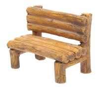 DOITOOL Mini-Chaise Décorative en Résine pour Maison de Fées Support de Téléphone Portable Accessoire Miniature pour Village de Noël et Décoration de Jardin Miniature