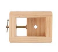 DOITOOL Mini Étau D'établi Rotatif Double Tête en Bois et Métal pour Gravure Précise de Pierres à Sceaux, Outil de Sculpture Compact pour Création en Extérieur