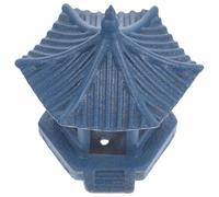 DOITOOL Mini Pavillon Décoratif Hexagonal en Résine Vert Foncé Décoration de Micro-Paysage et Bureau Ornement Artisanal pour Jardin Intérieur et Photo Accessoire Zen Couleur Aléatoire