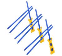 DOITOOL Mini Scie à Main 30 Cm Manche Plastique, 3 Cadres 9 Lames, Outil de Découpe Multifonction pour Bois et Plastique, Jardinage, Bricolage et Travaux de Précision