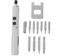 DOITOOL Mini-tournevis Électrique De Précision Avec Embouts Différents Rechargeable Type Stylo Pour Réparation De Téléphone Lunettes Horloges Et Meubles