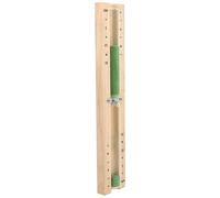 DOITOOL Minuteur en Bois pour Sauna, Sablier en Tube de Verre Vert, 15, Léger et Portable, Rappel, pour Sauna et Bain Vapeur