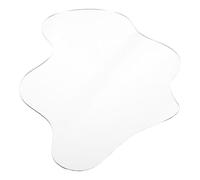 DOITOOL Miroir de Lac Asymétrique en Acrylique Argenté pour Décor Miniature de Village de Noël, Installation Facile et Léger, pour Décorations de Bureau et Scènes Hivernales