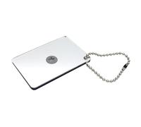 DOITOOL Miroir de Survie Multifonction Miroir de Camp Portable et Réfléchissant en Acrylique Argenté Incassable pour Signalisation Extérieure et Camping