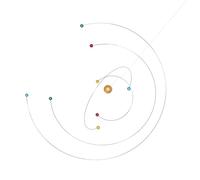 DOITOOL Mobile Suspendu Atomique Scientifique Multicolore en Métal Robuste, Décoration Intérieure Nordique pour Chambre et Salle de Classe, Kit Éducatif Physique et Décor Astronomie