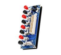 DOITOOL Module De Sortie Alimentation pour Châssis Ordinateur De Bureau Carte Alimentation avec Borne De Raccordement Et Fusible Remplaçable Indicateur