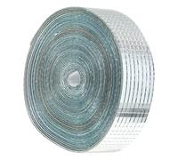 DOITOOL Mosaïque Autocollant Carré Carrelage 10 Mètres 5X5Mm Miroir pour Décoration Murale Plafond Intérieur
