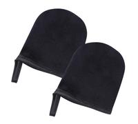 DOITOOL Moufles Autobronzants en Velours Doux pour Application Uniforme de Lotion Autobronzante, Lot de 2 Pièces, pour Usage Plage et Soins Spa