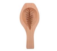 DOITOOL Moule à Baozi chinois : Moule à brioches vapeur en bois massif - à dim sum chinois - Outil de pâtisserie pour la confection de gâteaux de lune, raviolis, biscuits et sablés