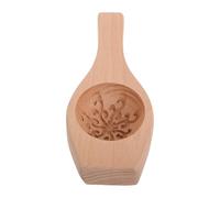 DOITOOL Moule à Biscuits en Bois 3,5 Cm Épais Forme Fleur pour Brioches Vapeur, Raviolis et Pâtisseries Maison Outil Traditionnel Polyvalent Cuisine et Pâtisserie DIY