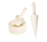 DOITOOL Moule à Cornet de Crème Glacée Forme de Cône Réutilisable avec Poignée Ergonomique pour Pâtisseries et Omelettes Outil de Cuisine Pratique et Facile à Nettoyer