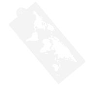 DOITOOL Moule à Gâteau en Silicone 34,7x15,7 Mm Forme Carte du Monde, Antiadhésif, Flexible, Pochoir à Pâtisserie Créatif pour Fondants, Chocolats et Décorations de Desserts Festifs