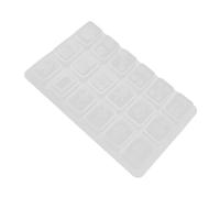 DOITOOL Moule à Mahjong Silicone Réutilisable de Moule DIY pour Artisanales Fabriquez des Tuiles de Mahjong Uniques Accessoire de Bureau Pratique