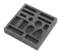 DOITOOL Moule de fusion de métal en graphite noir réutilisable, casting moules, moule à, pour science education et smelting, 3.94 x 3.94 x 0.79 in