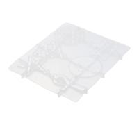 DOITOOL Moule en Silicone Blanc pour Bijoux Étoile à Cinq Branches, Flexible et Transparent, pour Créations Artisanales DIY Résine Époxy