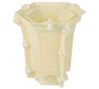 DOITOOL Moule Hexagonal en Plastique Épais pour Pot de Fleurs 22 Cm, Moule pour Fabrication de Pots en Résine, Loisirs Créatifs, Création de Jardinières Personnalisées et Décoration