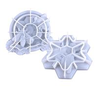 DOITOOL Moule Silicone Adapté la Coulée de Résine pour Décoration Murale Abeille DIY 3D 2 Pièces, Haute Résistance pour Accessoires Faits Main