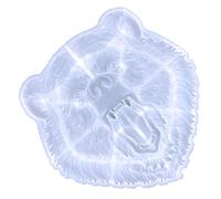 DOITOOL Moule Silicone Forme de Tête Ours pour Décorations de Bureau Bricolage Artisanales