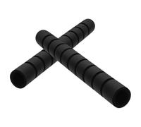 DOITOOL Mousse 2 Pièces pour Barre de Traction Poignées Antidérapantes | Rembourrage Épais, Tube Flexible, Noir, pour Poignées de Barre, Entraînement Croisé
