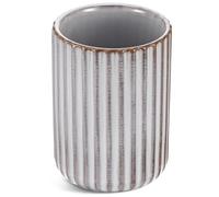 DOITOOL Mug à Café en Céramique Vintage Rayé 300 Ml, Tasse à Eau sans Anse pour Bureau et Maison, Mug à Thé Original Pratique et Décoratif, Gobelet Robuste pour Boissons Chaudes et