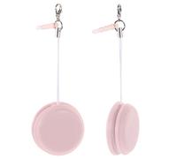 DOITOOL Nettoyant pour Écrans et Lentilles Portable 2pcs Couleur Rose en Abs et Métal Cordelette Décorative Suspendue pour Lunettes et Appareils Photo Couleur Aléatoire