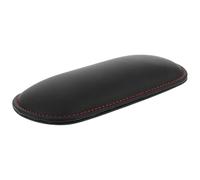 DOITOOL Noir Coussin D’accoudoir Voiture Support de Coude, pour Conduite | Facile à Nettoyer, Tissu Technique et Polyuréthane, Surface Lisse Résistante, Réduit la Fatigue au Volant