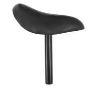 DOITOOL Noire Selle de Vélo Ergonomique avec Tige de Intégrée, Garçon et | Éponge et Acier Inoxydable, Courbe Pensée pour Confort, pour Draisienne et Vélo Garçon et Filles