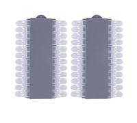 DOITOOL Nuancier de Vernis à Ongles 2 Pièces en Plastique, Carte de Distinction des Couleurs Détachable, Accessoires Ongles pour Salon et Décoration DIY