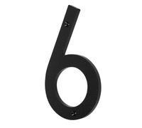 DOITOOL Numéro de Maison Flottant Noir avec Texture Lettre Chiffre Moderne pour Extérieur Visibilité Élevée pour Villa Cour École et Résidence
