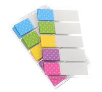 DOITOOL Onglets D’index Autocollants Transparents Pet, 6 Paquets, Marque-pages Fluorescents Colorés, pour Annotation Scolaire et Bureau, Fournitures Pratiques pour Cahiers et Livres