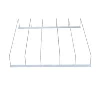 DOITOOL Organisateur de Boissons Anti-déversement pour Réfrigérateur 40x42 Cm, Support à Compartiments Réglables en Plastique Solide, Porte-canettes et Bouteilles pour Congélateur et