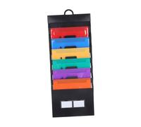DOITOOL Organisateur de Documents Accordéon Portable avec Fichier Suspendu pour Bureau Dossier Renforcé Rangement Pratique Plastique Optimisation de Espace de Bureau Couleur Noir