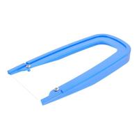 DOITOOL Outil de Coupe D'argile pour Poterie Bleu Lame en Fer Biseautée, Poignée en Plastique Robuste, pour DIY et Sculpture D'argile Artisanale