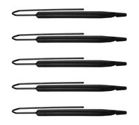 DOITOOL Outil de Tressage pour Dreadlocks 5pcs en Pp Noir, Design Emboîtable pour Entretien et Coiffage Rapide, pour Voyage et Maintenance des Locs
